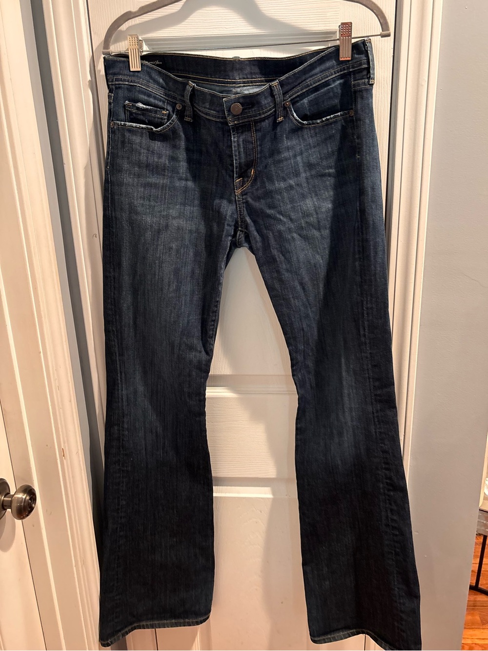 Citizens Of Humanity Dark Indigo Flare Jeans